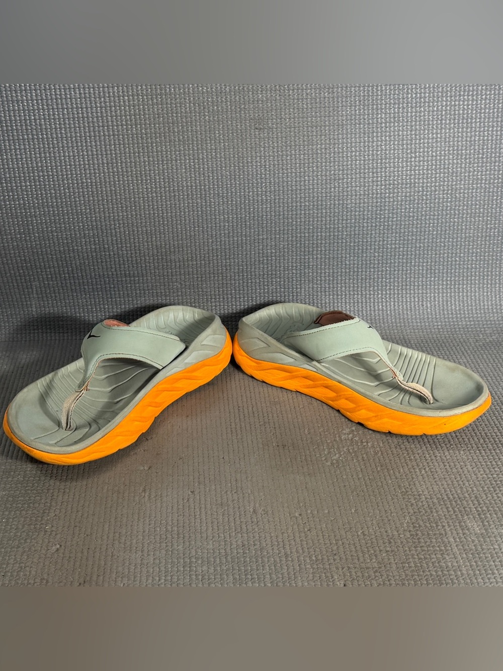 Hoka One One Ora Recovery Flip Flop Sandals Women's Sz 9 Blue Haze - Picture 4 of 10